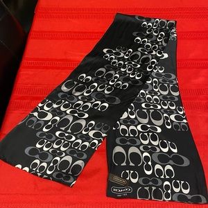 Coach silk scarf